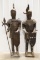 Pair Of Large Decorative Metal Knights