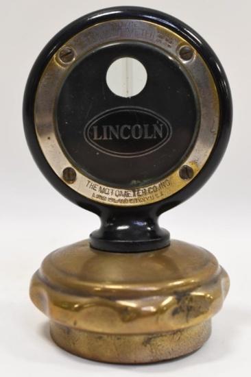 Lincoln Boyce Moto-Meter w/ Brass Radiator Cap