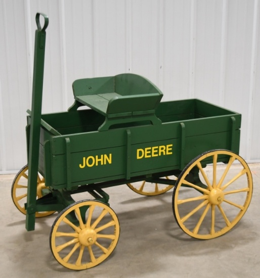 Custom John Deere Buckboard Seat Goat Wagon