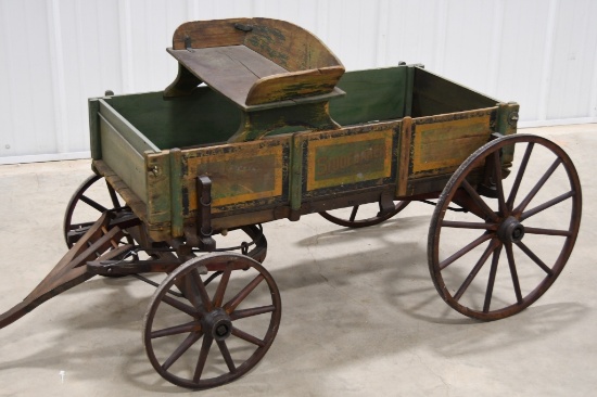 Early Wooden Studebaker Junior Goat Cart Wagon