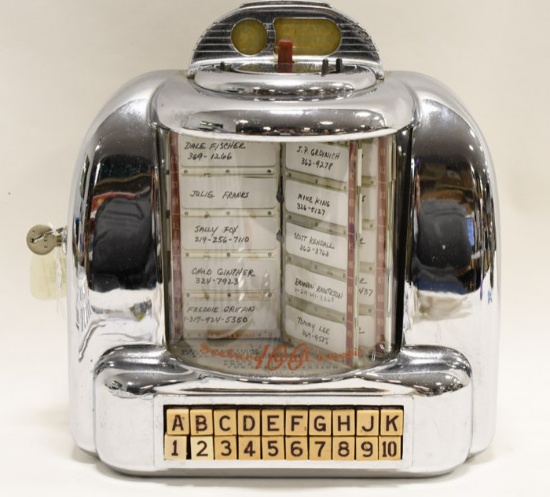 Vintage Seeburg 100 Wall-O-Matic Jukebox