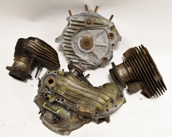 1954 Harley Davidson Flathead Engine Parts Lot