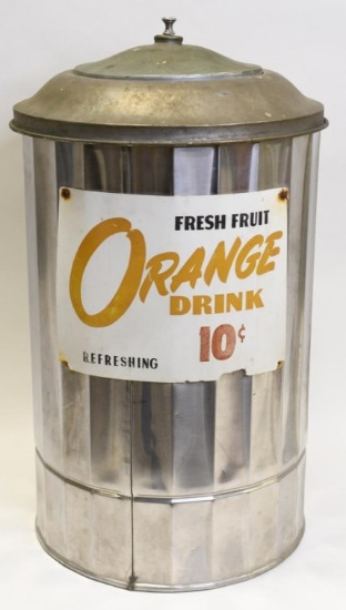 Vintage 10¢ Orange Drink Dispenser Cooler