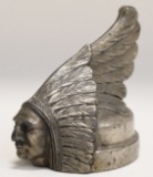 1927 Pontiac Indian Chief Head Radiator Mascot