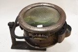 Early Badger Brass Solarclipse Automotive Headlamp