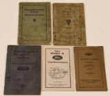 Lot Of 5 Vintage Automotive Manuals