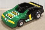 Battery Operated Green Flag Auto Parts Race Car