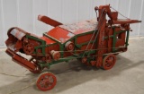Vintage Farm Thrasher Wagon Model