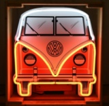 Volkswagen Bus Advertising Neon Sign