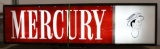 Large Lighted Mercury Dealership Advertising Sign