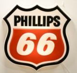 Large Lighted Phillips 66 Advertising Sign
