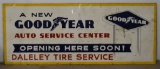 SST Good Year  Auto Center Openening Soon Adv Sign