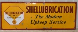 Large Vintage SSP Shellubrication Advertising Sign