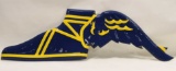 Large SSP Goodyear Die Cut Winged Foot Adv Sign