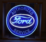 Ford Authorized Service Neon Advertising Sign