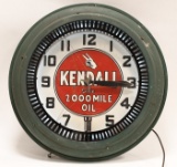 Neocraft Kendall 2000 Mile Oil Neon Spinner Clock