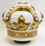Standard Oil Company Gold Crown Gas Pump Globe