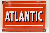 SSP Atlantic Gas Pump Plate Advertising Sign