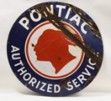 Large DSP Pontiac Authorized Service Adv Sign