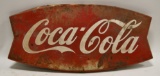 Vintage SST Coca-Cola Fish Tail Advertising Sign