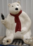 Coca-Cola Polar Bear Store Front Road Side Statue