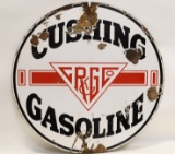 Vintage DSP Cushing Gasoline Advertising Sign