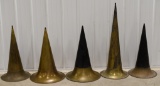 5 Brass Horns- for Phonograph & Record Player