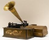 Edison Home Phonograph Cylinder Player in Case