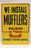 Large SST Embossed Walker Muffler Adv Sign