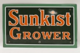 SSP Sunkist Grower Advertising Sign w/ COA