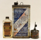 Vintage Standard Oil Finol Can Lot
