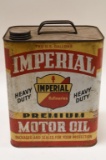 Vintage Imperial Two Gallon Premium Motor Oil Can