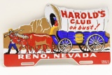 Vintage Harold's Club Nevada License Plate