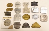 Collection Of Indiana Chauffeur License Badges