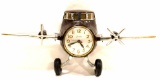 Mastercrafters Sessions Bakelite Airplane Clock