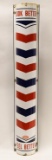 Large SSP William Marvy Co. Barber's Pole Adv Sign