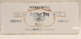 Early Milk Glass Butcher Boy Advertising Sign