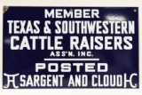 SSP Texas & Southwestern Cattle Raisers Adv Sign