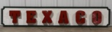 Texaco Tin / Wood Advertising Sign