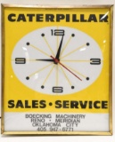 Vintage PAM Caterpillar Lighted Advertising Clock