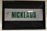 Jack Nicklaus Signed Masters Caddie Plate