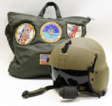 The Guardian Screen Used Coast Guard Helmet & Bag