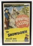 Vintage Hopalong Cassidy The Showdown Movie Poster