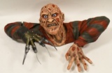 Life Size Freddy Krueger Wall Mount Display