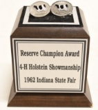 1962 Indiana State Fair 4-H Holstein Award