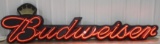 Large Budweiser Neon Advertising Sign