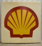Large Shell Gasoline Plastic Adv Sign