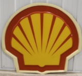 Large Shell Gasoline Plastic Adv Sign