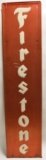 Large SST Firestone Embossed Advertising Sign
