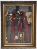 Vintage Scottish Military Uniform Display